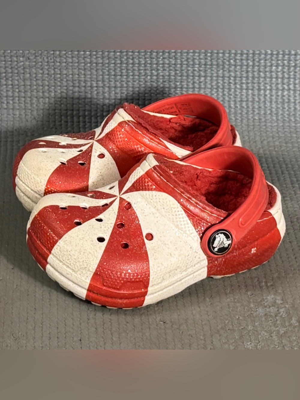 Crocs Classic Holiday Lined Clogs Toddler Size 6C
